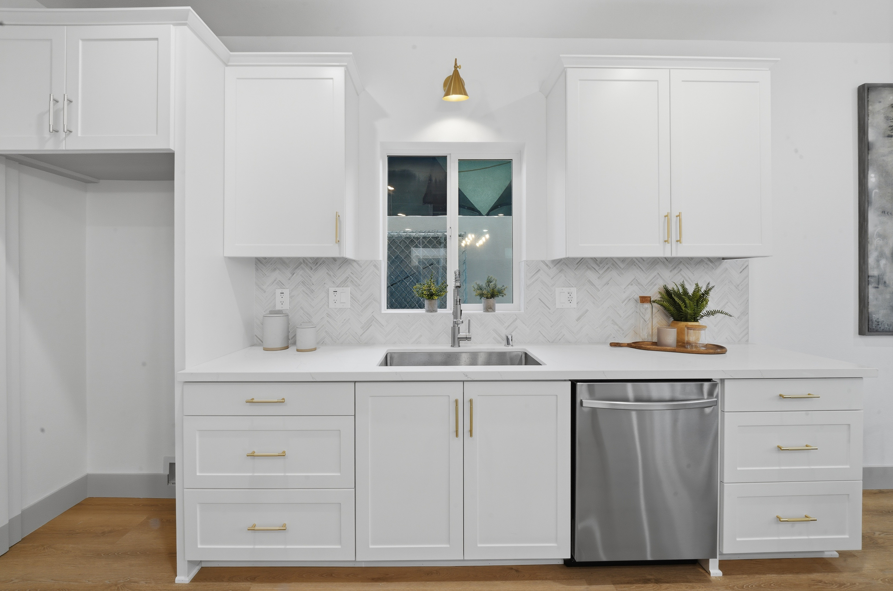 Plan A kitchen sink wall