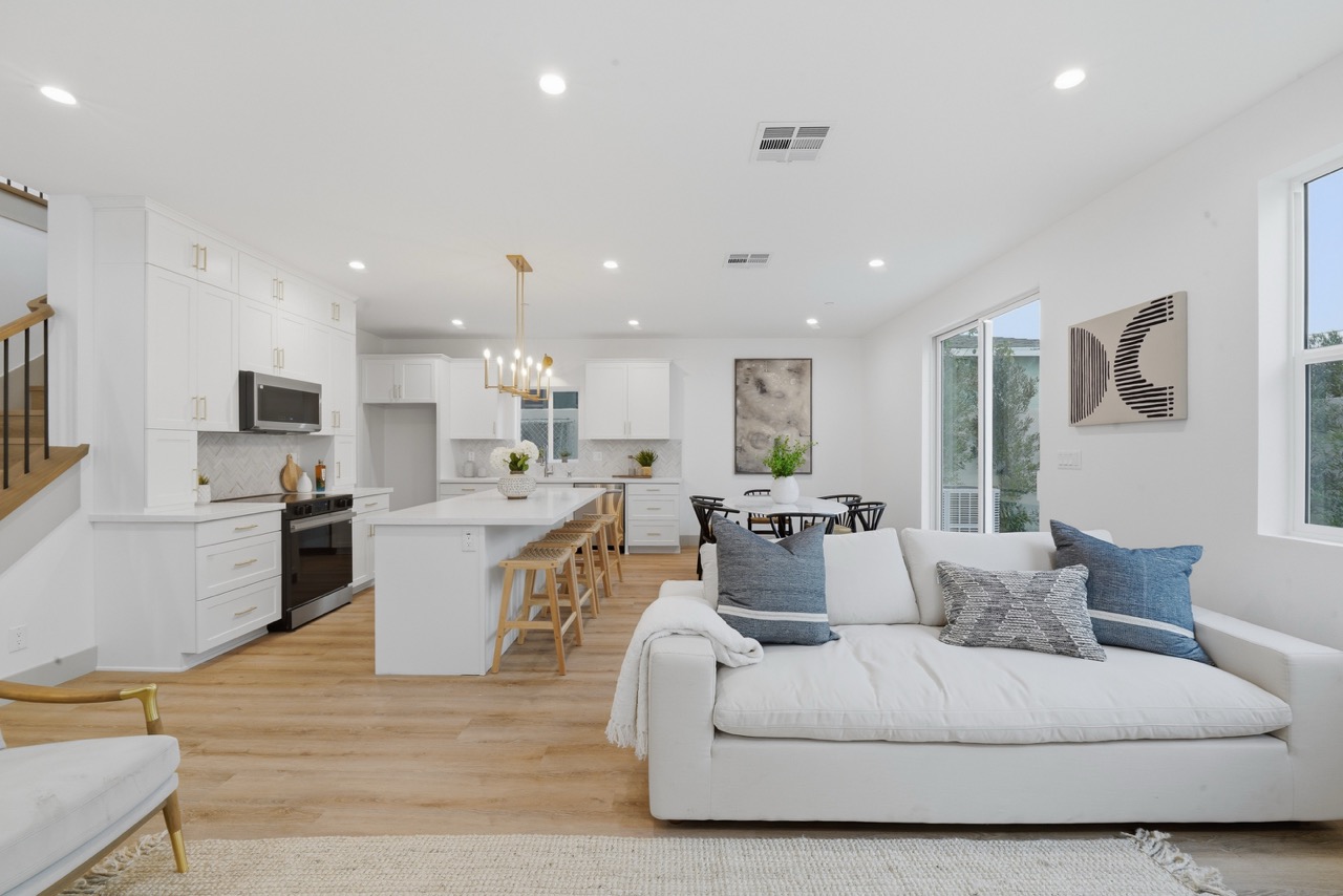 Plan A living seating area