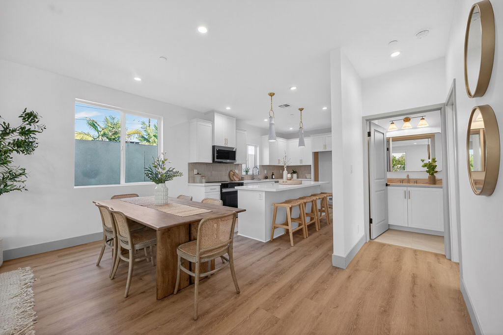 Plan B dining and kitchen